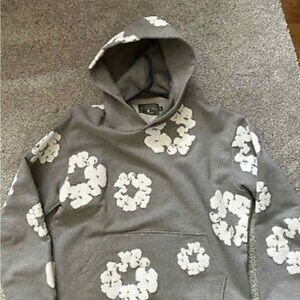 Grey Denim Tears Hoodie